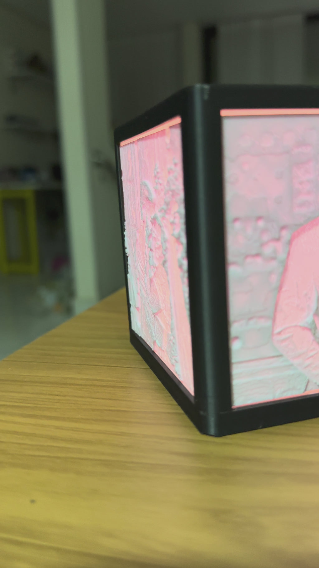 Luminária Personalizada com 4 Fotos Suas